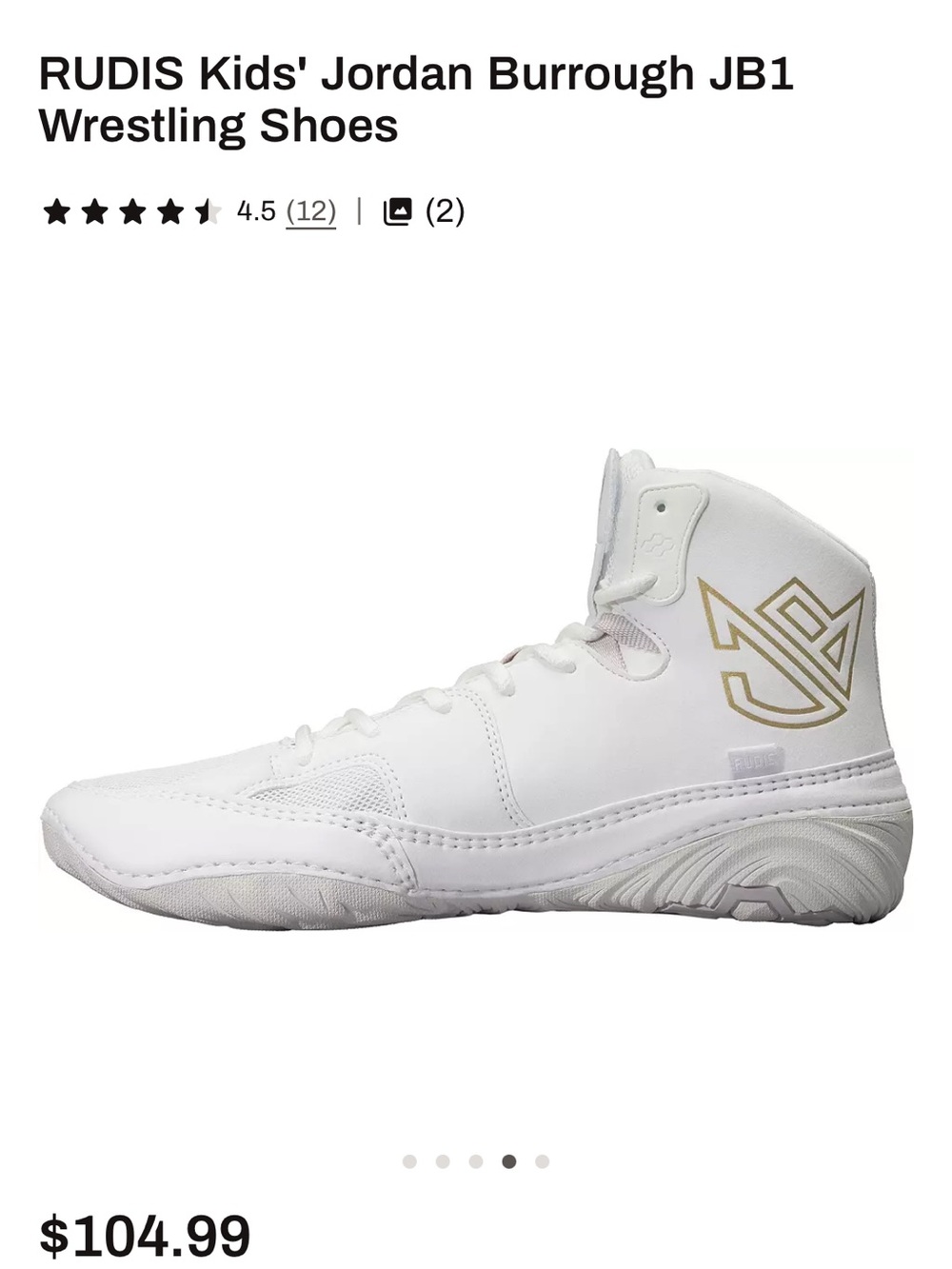 RUDIS JB1 Wrestling Shoes - Picture 3 of 12